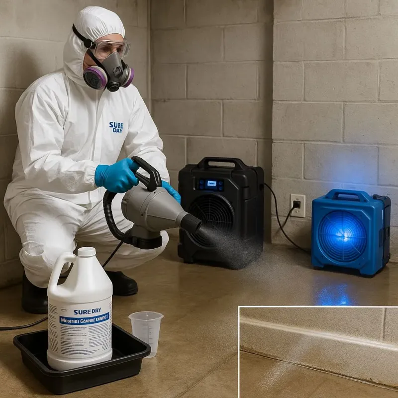 Sanitization and Odor Removal process in McCullom Lake, IL